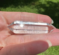 Natural Quartz Double Terminated Wand Point #14