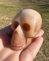 Orange Jade Skull #2