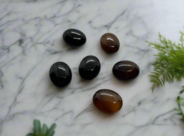 Brown Agate 10x8mm Oval