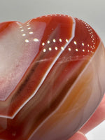 Carnelian Heart Palm Stone #11