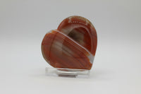 Carnelian Heart Palm Stone #4