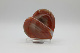 Carnelian Heart Palm Stone #4
