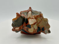 Unique Pudding Stone Dragon Head Carving