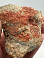 Vanadinite, Old Yuma Mine, Gila County, AZ