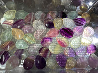 Pearshape Candy Fluorite Palmstones