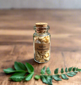 Yellow Aventurine Chips In Bottle