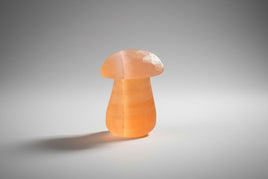 Peach Selenite Mushroom #12