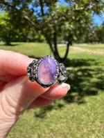 Natural Charoite Ring #6