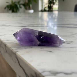Double Terminated Phantom Amethyst Scepter Wand #5