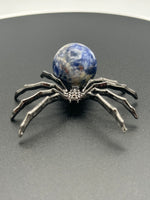 Spider with Sodalite Sphere