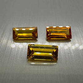 Citrine 8x4mm Emerald Cut