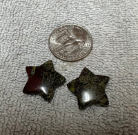 Dragon Blood Jasper Star Pair