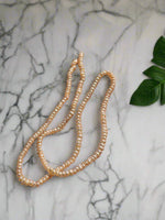 Peach Freshwater Pearl Strand #8