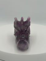 Fluorite Dragon Head Carving #4