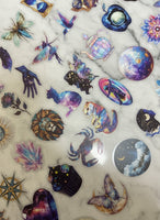 Assorted Mystical Stickers Pack of 50