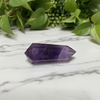Double Terminated Phantom Amethyst Scepter Wand #25