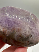 Amethyst Mixed with Stripe Agate Palm Stone #3