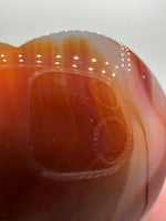Carnelian Heart Palm Stone #13