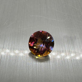 Mystic Mango Topaz 9mm Checker 3.25ct
