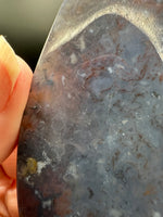 Ocean Jasper Polished Arrow Flame Freeform #1 Multicolor Patterning