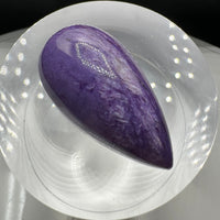 Charoite Pear Shape Cabochon Good Quality #2