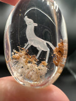Beautiful Wolf Garden Quartz Inner Scene Carving #2