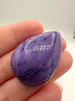 Charoite Pear Shape Cabochon Good Quality #1