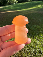 Peach Selenite Mushroom #2