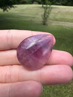 Pear Shape Candy Fluorite Cabochon #1