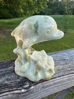 Lantian Jade Carved Dolphin #1
