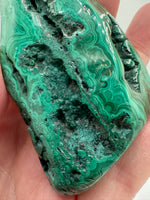 Polished Malachite Freeform, Zaire, Africa #6