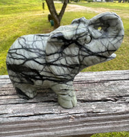 Nephrite Jade Carved Elephant #3
