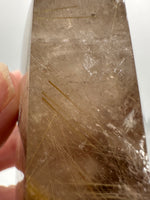 Gold Rutilated Quartz Point #6