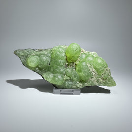 Prehnite mixed with Green Tourmaline Raw Specimen #7