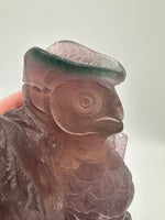 Carved Fluorite Owls