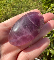 Fluorite Palm Stone #3