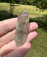 Double Terminated Prasiolite Scepter Wand #1