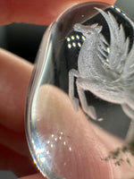 Beautiful Pegasus Garden Quartz Inner Scene Carving #4
