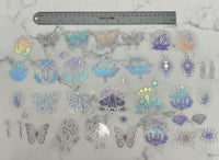 Holographic Mystical Stickers Pack of 40
