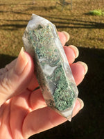 Moss Agate Double Terminated Point #6
