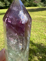 Large Fat Watermelon Fluorite Tower #3