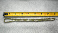 Lime Freshwater Pearl Strand #11