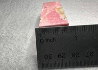 Rhodochrosite Four-Sided Tower #8 – Rosy Pink with Cream & Natural Matrix