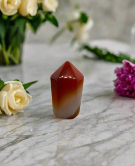 Mini Polished Carnelian Point #4