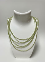 Natural 2mm Peridot Necklaces