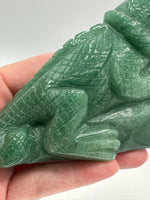 Green Aventurine Lizard Carving #1