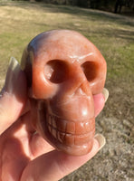 Orange Jade Skull #8