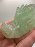 Fluorite Dragon Head Carving #13