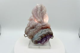 Amethyst Lace Agate Nine-Tailed Fox #7