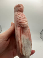 Pink Opal Bird Carving #2